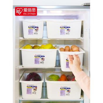 愛麗思冰箱收納筐儲物盒廚房蔬菜整理盒櫥柜抽屜收納盒日本愛麗絲