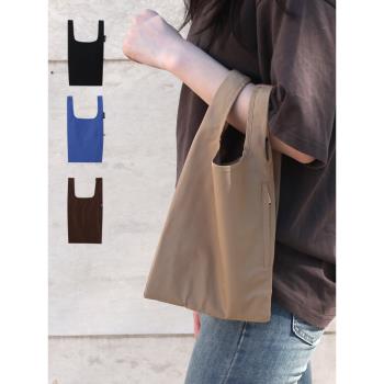 迷你折疊環保購物袋小號雙層環保袋便攜小手提袋收納布袋子手拎包