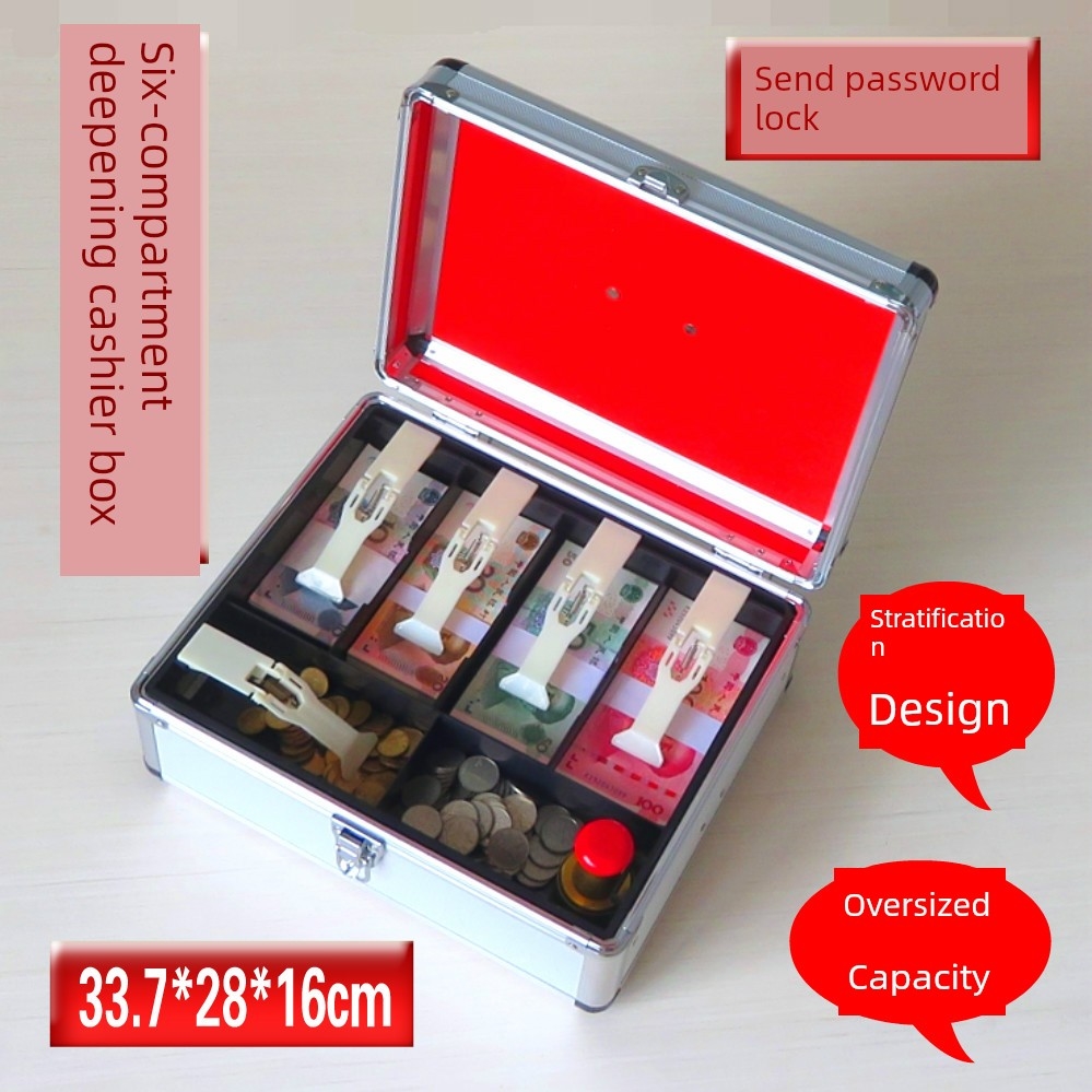 放錢的零錢收納盒收裝盒紙幣現金商用抽屜分收納格分隔式收銀盒子|收納盒|ETMall東森購物網