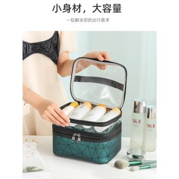 網紅化妝包ins風大容量便攜化妝箱手提旅行多層放化妝品的收納盒