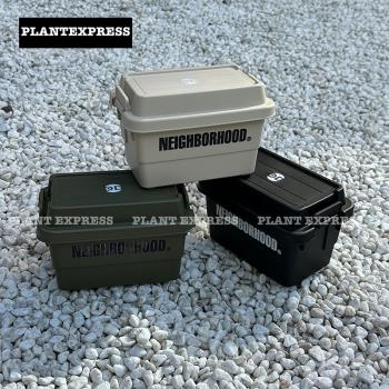 潮牌NEIGHBORHOOD迷你儲物箱桌面收納旅行野營小號工具露營雜物盒