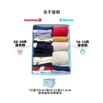 抽屜式收納箱家用衣服整理箱褲子收納神器衣櫃儲物箱衣物收納盒