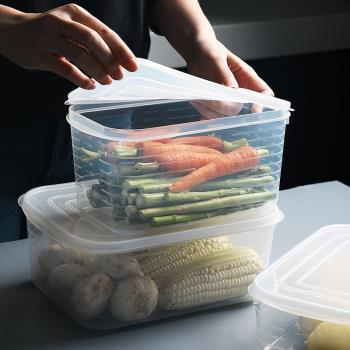 愚生透明保鮮盒塑料密封家用廚房食物收納盒冰箱分類水果蔬菜盒