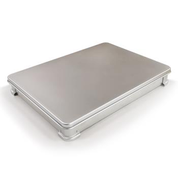谷口日式防銹料理食材盒餃子三文魚冰箱保鮮盒白色鋁雙層盤磨砂