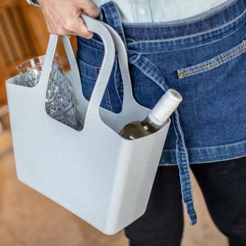 Koziol硅膠手提袋超市購物袋菜籃子野餐籃收納袋環保便攜網紅同款