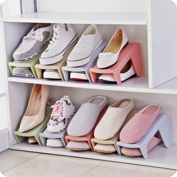 創意上下鞋柜鞋架 簡約鞋子雙層整理架 雙層立體式鞋子收納架