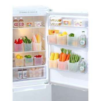 家用食品分類整理盒冰箱側柜門收納盒邊柜門側面塑料儲物存放盒子