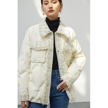 自巧小香風短款2022年冬季羽絨服