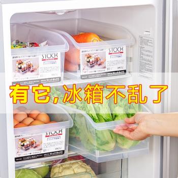 家用冰箱專用保鮮盒食物密封收納盒廚房蔬菜雞蛋果蔬儲存盒神器