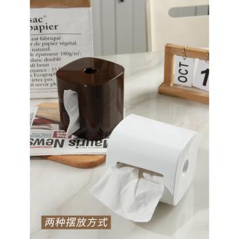 日本進口卷紙筒客廳廚房創意紙巾盒手紙盒車載衛生紙盒紙巾卷紙盒