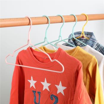 兒童嬰兒衣架防滑家用小孩大童中童衣服架掛衣衣撐31.5cm吊帶衣掛