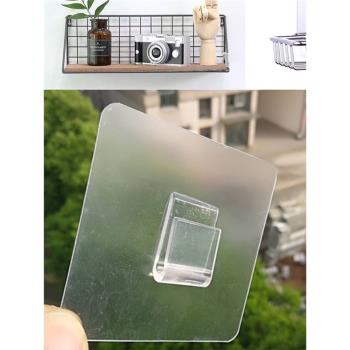 免打孔掛鉤卡扣家用多功能壁掛無痕粘膠置物架粘鉤背膠貼配件釦子