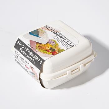 日本進口小號水果盒便當盒學生塑料外出便攜上班族帶飯餐盒保鮮盒