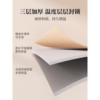德國家用飯桌保溫蓋菜罩2024新款可折疊冬季保溫剩飯菜神器餐桌罩