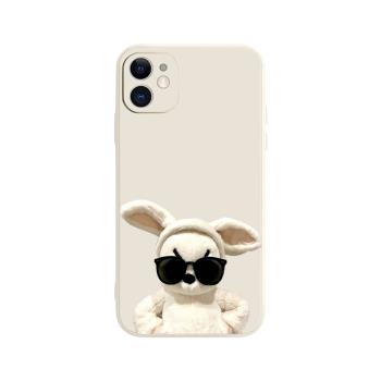 蘋果兔子iPhone11簡約創意手機殼