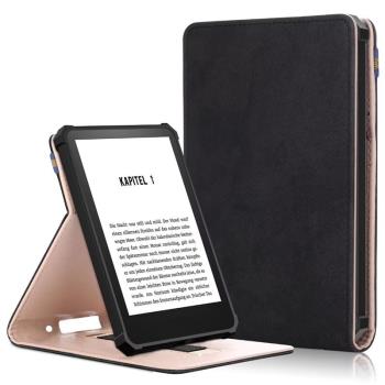 適用亞馬遜Kindle 2022款6寸電字書全包防摔TPU手托皮套保護外殼
