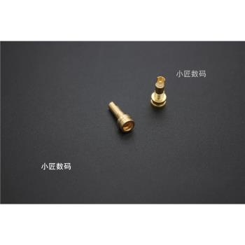 IE800 mmcx 插座 母座 純銅鍍金 內置螺紋 diy耳機配件