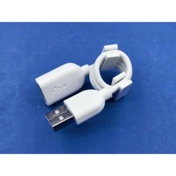 USB延長線 公對母 35cm 白色短線 全銅屏線 網卡U盾電腦USB口