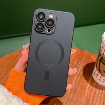 磨砂膚感適用蘋果16promax手機殼新款iPhone15pro矽膠防摔14鏡頭全包13高階超薄男女12promax鏡頭膜16p保護套