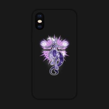 超夢星座卡通寶可夢簡約手機殼XS適用iPhone16小米13玻璃12全包14蘋果15ProMax神奇寶貝Plus華為XR矽膠保護殼