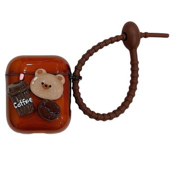 立體小熊適用airpods保護套2/3三代蘋果藍牙Pro耳機保護套殼Pro2