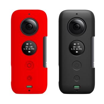 支持Insta360 ONE X全景相機硅膠套鏡頭罩套裝鏡頭機身保護配件