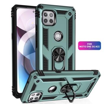 適用摩托羅拉One 5G Ace手機殼保護套MOTO One 5G ACE全包防摔one5gace車載磁吸指環moto one 5g ace男女款外