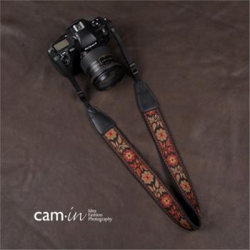 cam-in繡花系列民族風 單反數碼照相機背帶 微單攝影肩帶cam8458