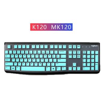 適用 羅技 mk120 k120 臺式機鍵盤保護膜 彩色筆記本鍵盤膜貼罩套