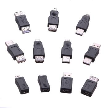 USB2.0公轉母 micro usb mini 5p 迷你梯形口 轉接頭集合 款式多