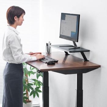 日本SANWA桌面電腦顯示屏底座墊高支架簡約電腦桌鍵盤整理置物架臺式筆記本辦公桌面顯示器辦公桌置物架
