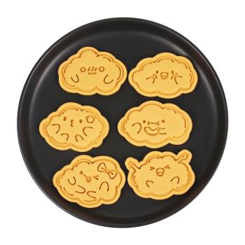 云朵餅干模具卡通翻糖工具diy糖霜可愛家用烘焙按壓式3d蛋糕裝飾