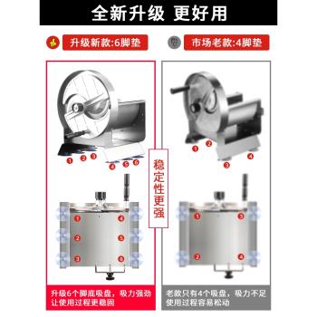 土豆片切片器商用不銹鋼手動薯片機多功能水果切片神器檸檬切片機