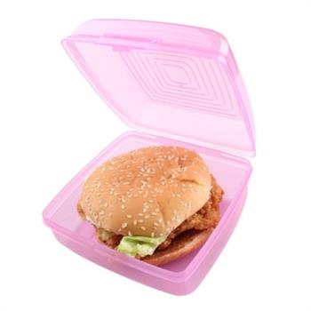 微波爐可用漢堡盒子三明治便當盒吐司外帶午餐打包通勤學生烤面包