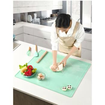 硅膠揉面墊加厚食品級家用搟面墊面板加大烘焙墊案板廚房和面墊