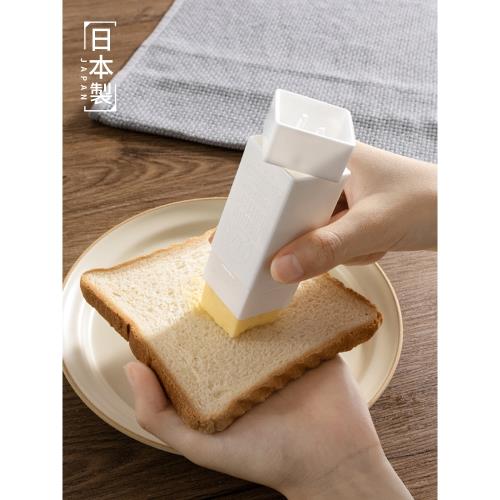 日本進口黃油涂抹棒直立黃油涂抹器小塊黃油收納盒納豆同款牛油棒