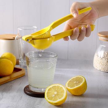 多功能雙層檸檬夾二合一鋁合金水果榨汁器手動榨汁機壓汁器檸檬壓
