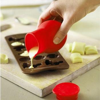硅膠巧克力罐 巧克力融壺 分裝壺 可進微波爐烤箱 烘焙