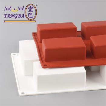 tangba堂巴 6連長方形慕斯硅膠模 D-099 長方條慕斯切記蛋糕模具