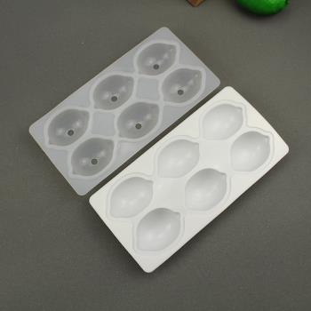 西點攻略 6連檸檬慕斯蛋糕模具 檸檬造型矽膠模具