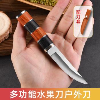 內蒙古吃手把肉刀藏族手扒肉刀具小刀割肉專用戶外折疊水果刀餐刀