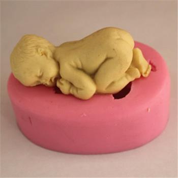 FM001肥皂模/手工皂/硅膠模具/蠟燭模/硅膠皂模/翻糖嬰兒baby