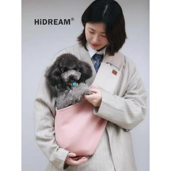 HiDREAM寵物外出包胸前斜背包貓咪狗狗小型犬外出箱便攜式狗背包