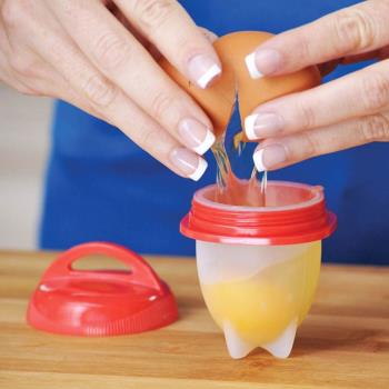 不粘硅膠蒸蛋杯家用多功能蒸蛋器迷你早餐杯水波蛋模具煮雞蛋神器