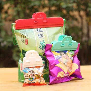 日本KM 創意強力食品密封夾 封口夾子零食茶葉大號小號超長 2枚入