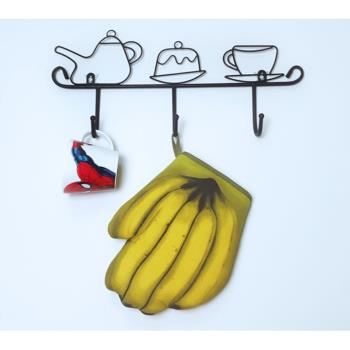 香蕉 棒球 骷髏手套微波爐廚房創意隔熱烘焙耐高溫防燙加厚手套