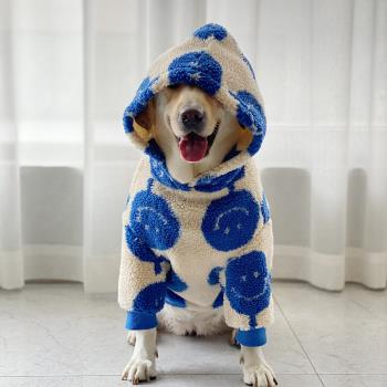 狗狗衣服大型犬潮牌冬保暖衣服拉布拉多金毛衣服冬裝狗狗衣服冬款