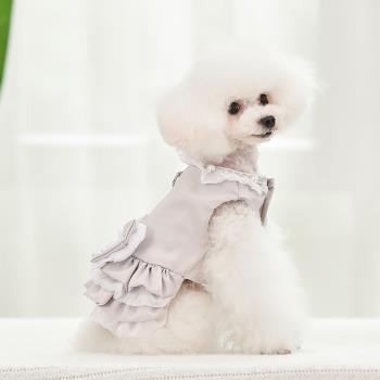 狗狗公主連衣裙夏季衣服薄款泰迪背心裙子小型犬寵物比熊貓咪春夏