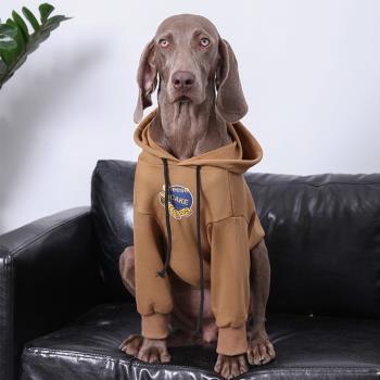 大型犬狗狗衣服潮牌寵物帥氣狗狗衣服大型犬春秋金毛拉布拉多衣服