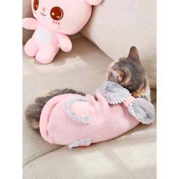 貓咪衣服小奶貓用品可愛幼貓毛衣布偶無毛貓秋冬服裝寵物毛衣服飾